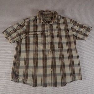 O'Neill Men's Button Up Casual Surfer Skateboard Short Sleeve Shirt Size: Medium